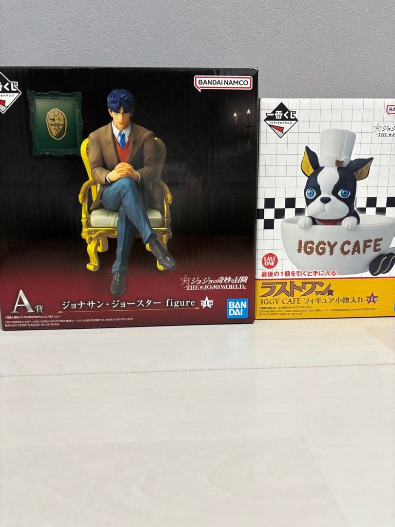 ジョジョの奇妙な冒険 一番くじ　イギー、ジョナサン