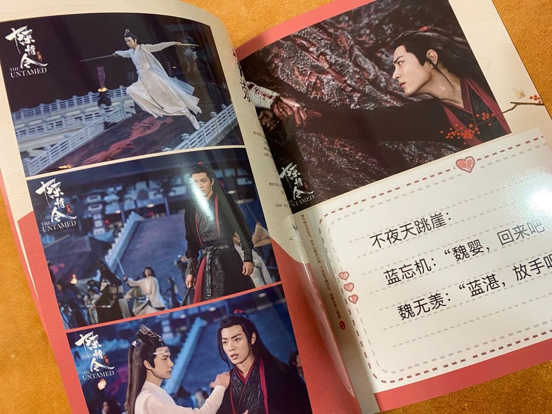 お得セット　陳情令　博君一肖 王一博肖戦「惊鸿」歌詞写真集　音楽CD別売り可能