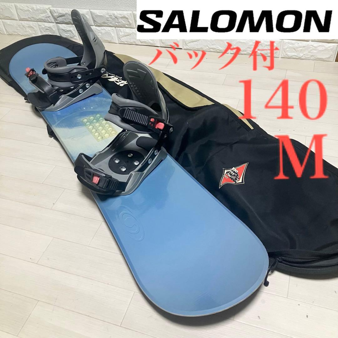 バック付/SALOMON サロモンスノーボードセット140cm/HEADバインM