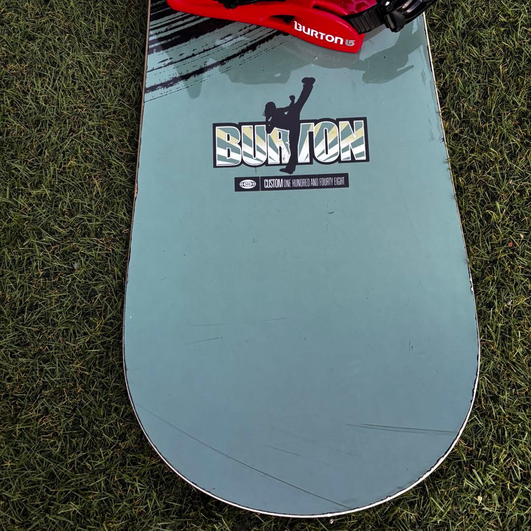 定番 BURTON CUSTOM 151 ビンディング付 即使用可