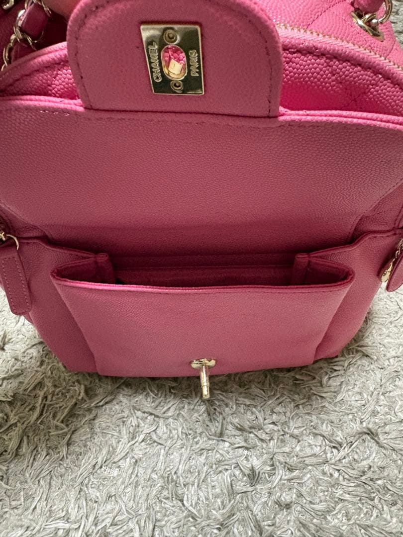 なつめ②シャネル　ピンク　2wayバッグ　ノベルティ