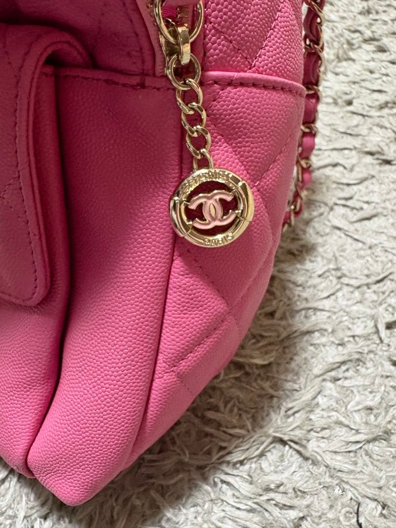 なつめ②シャネル　ピンク　2wayバッグ　ノベルティ