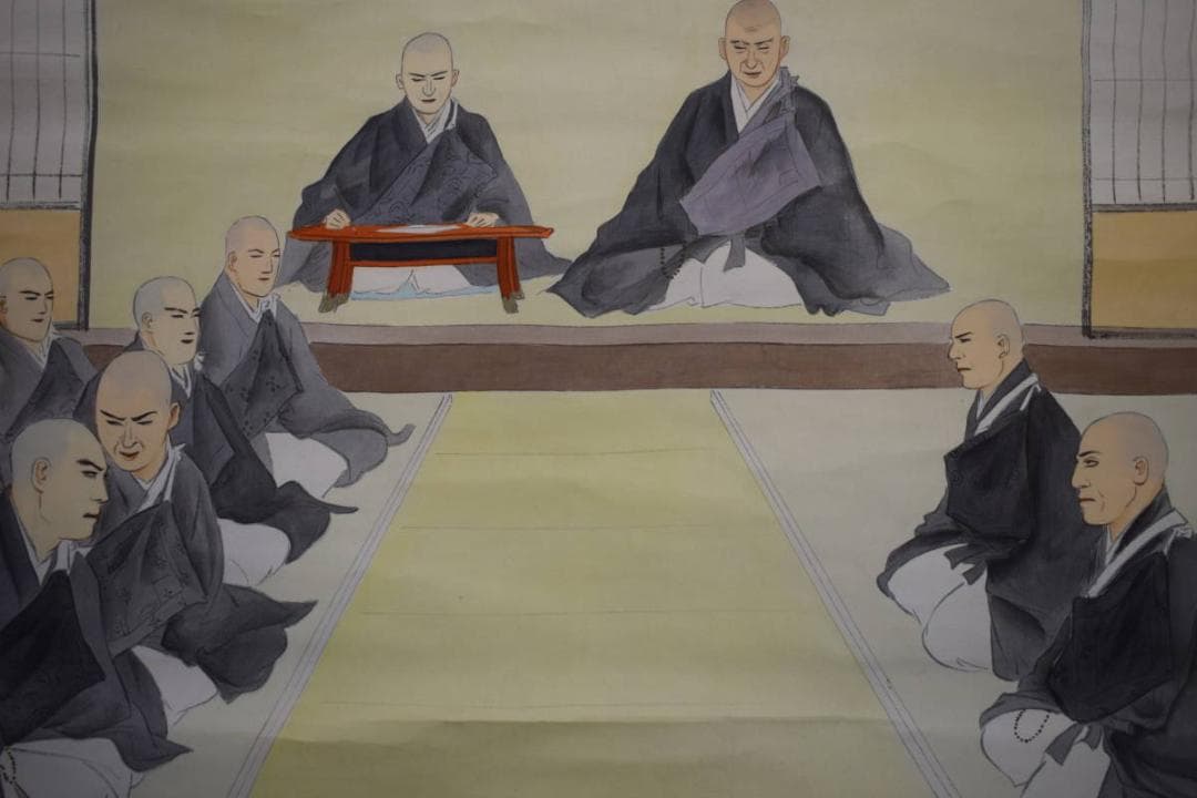 真作/観風/親鸞聖人/人物図/大幅/布袋屋掛軸HK-65