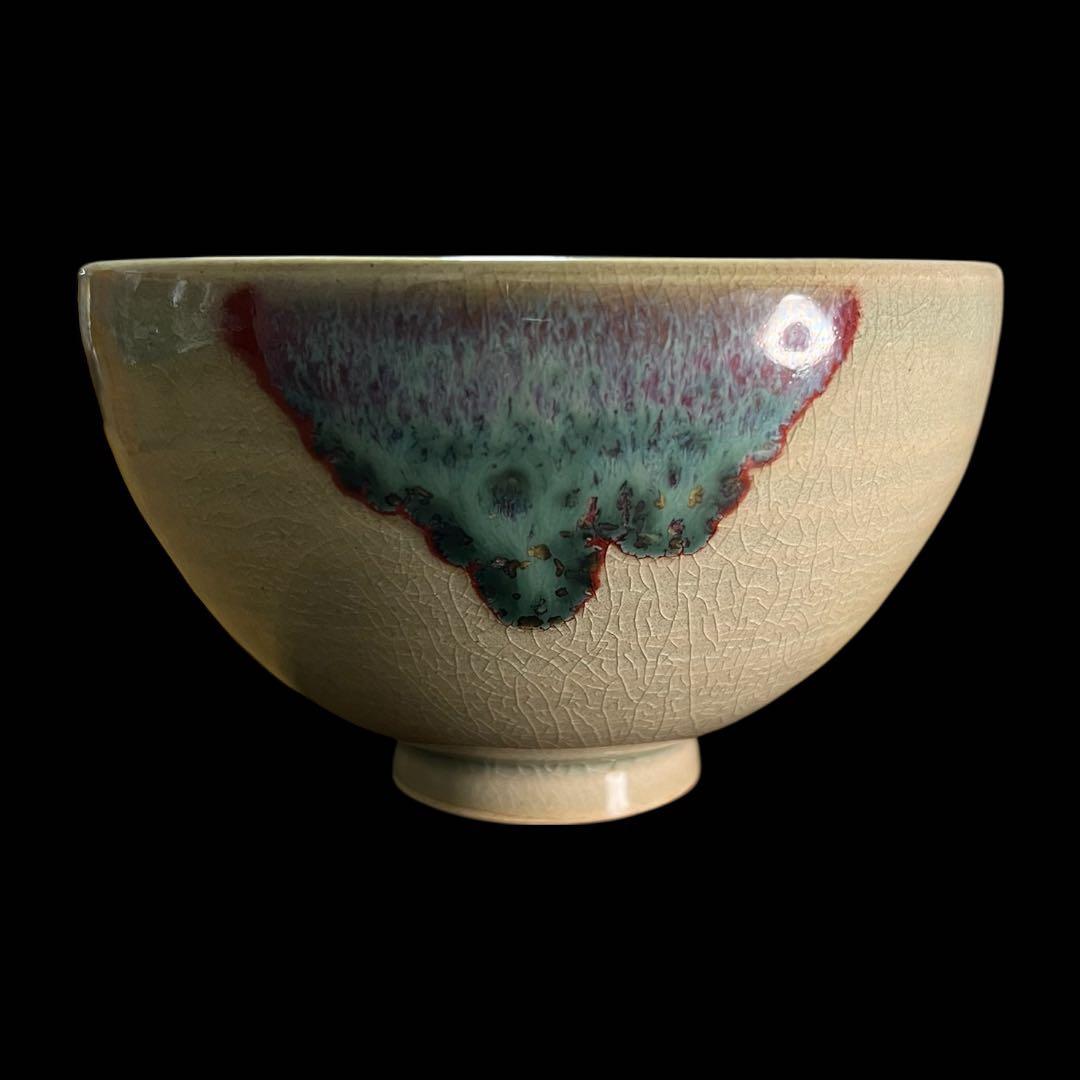 《極美品》茶道具 上野焼 十二代 白川卓甫 十時窯 茶碗 共箱