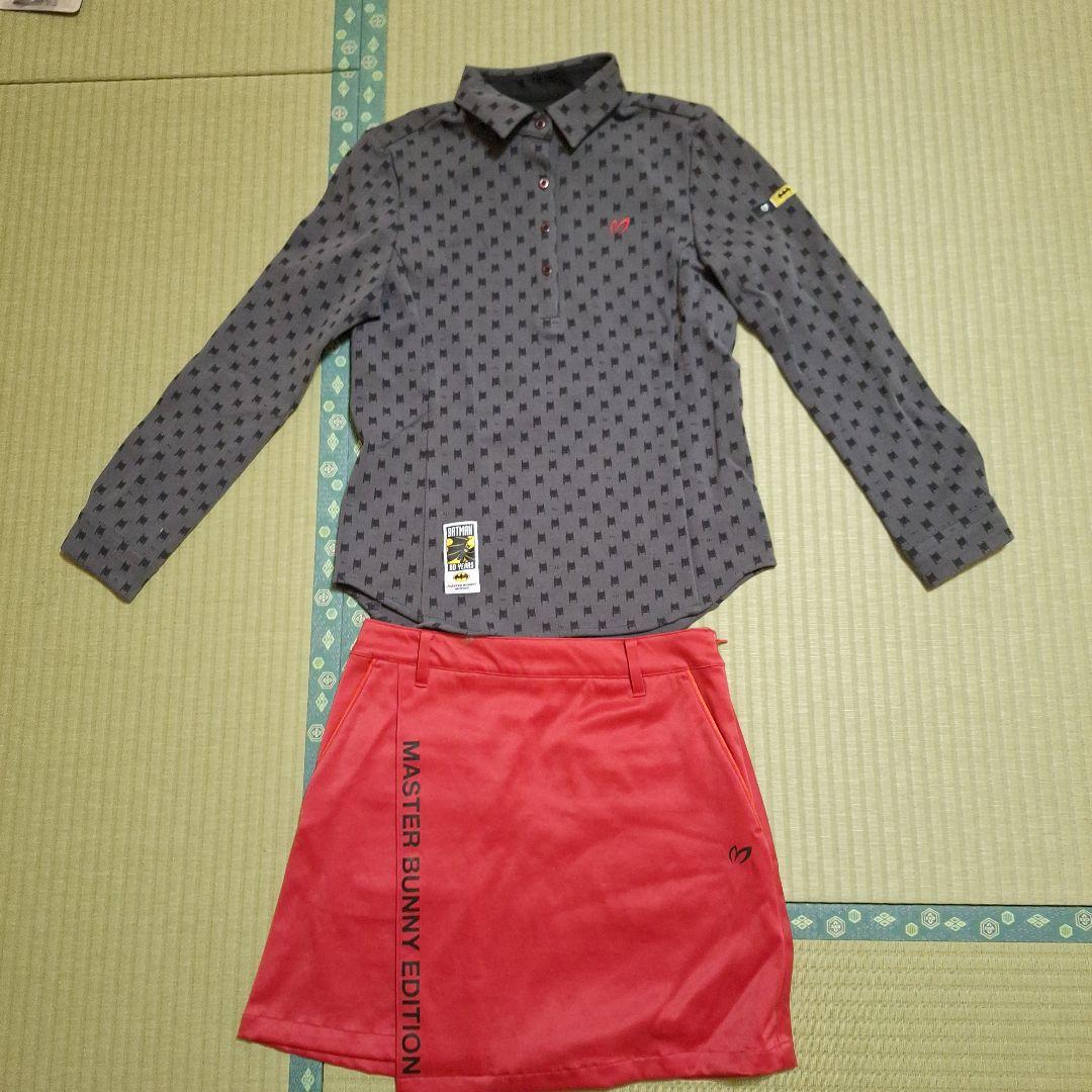 マスターバニーエディション バットマン柄 ポロシャツとスカートセット　Mサイズ
