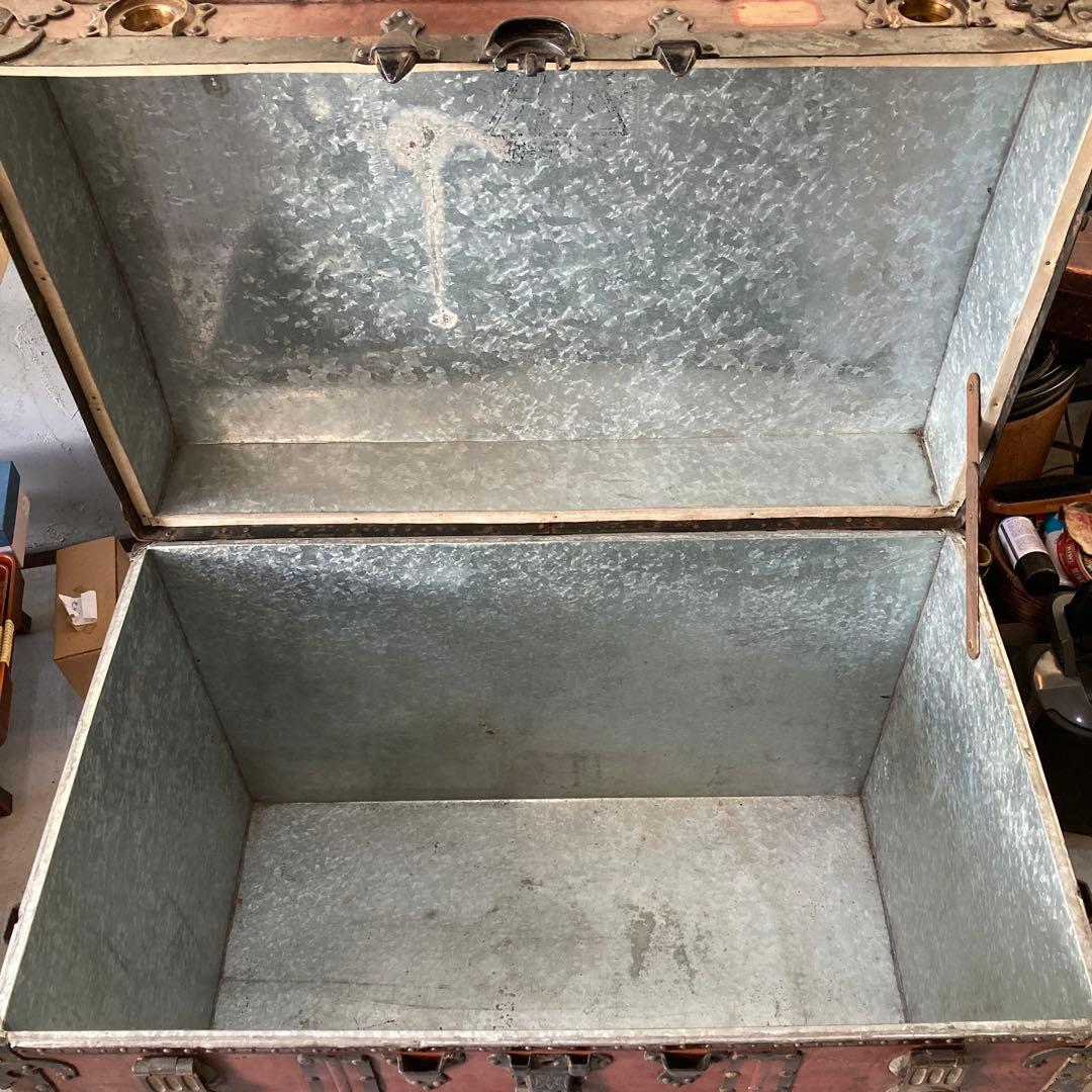 ⭐️稀少価値　レア物　アンティーク　ヴィンテージ　USトランク　スタッズ　アイアン