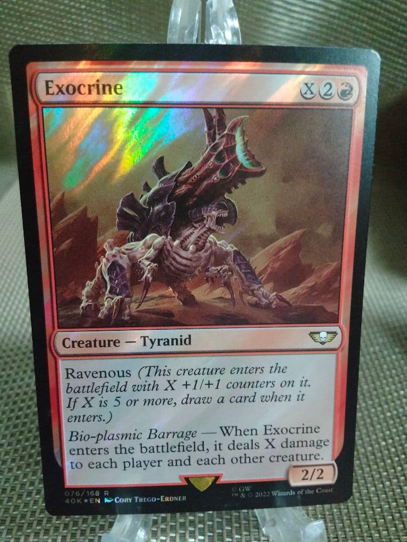 【ご確認用】40K サージ Foil エグゾクライン 英語 1枚　MTG