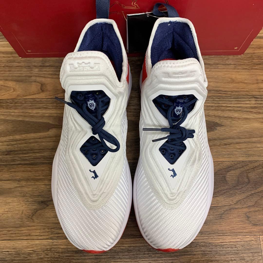 未使用 Nike LeBron Soldier 14 \"White/Red\"