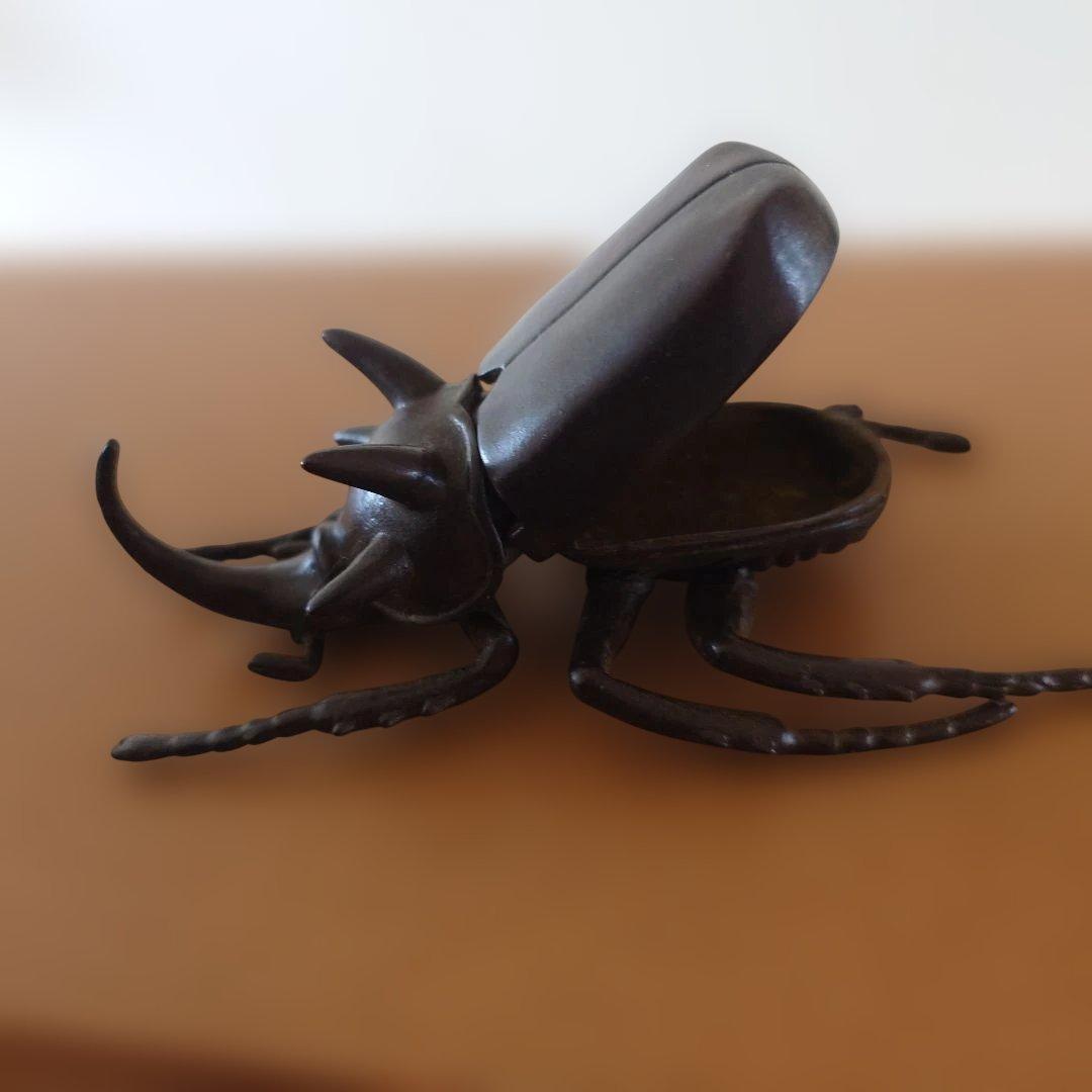 銅製　ゴホンヅノカブト　カブトムシ