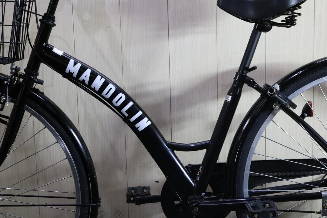 MANDOLINマンドリン 27インチ 6速 AUTO LED軽快シティークロス