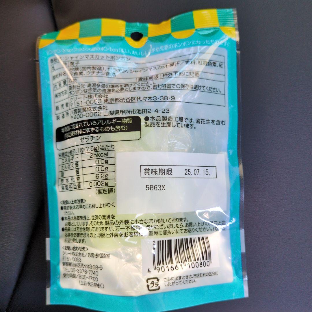 シャインマスカットボンボン 新品 未開封 8粒×6入り