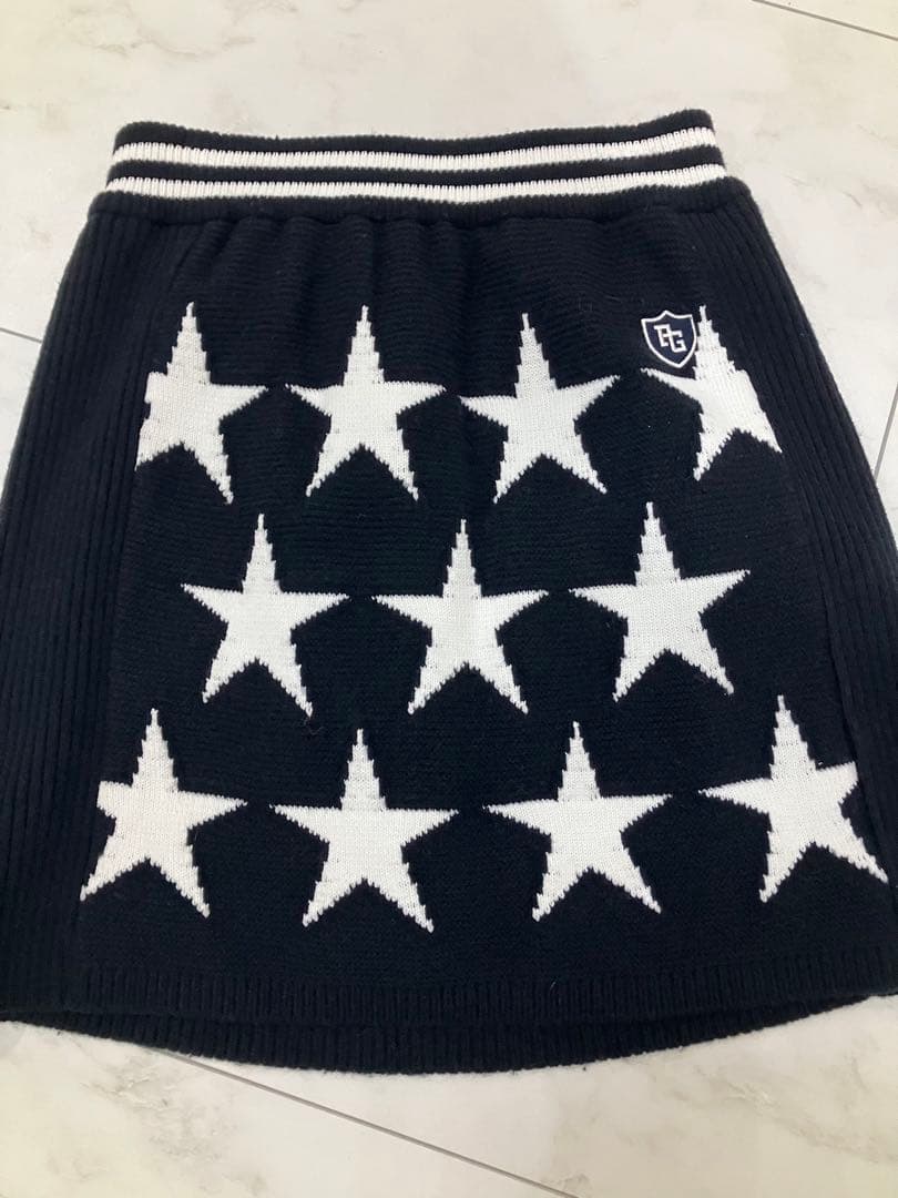 パーリーゲイツ　レディース スカート 星柄 サイズ0