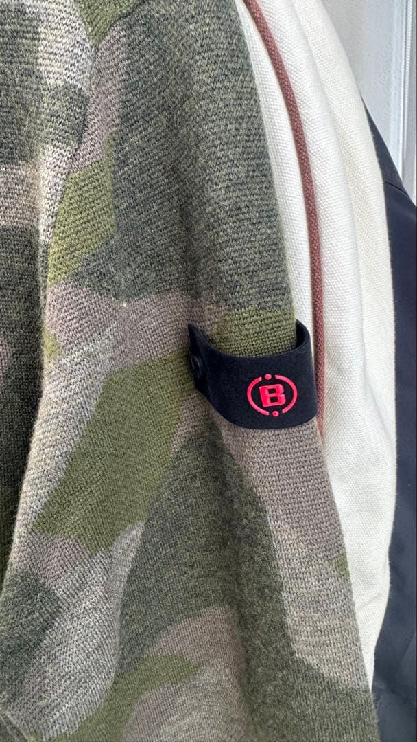 ブリーフィング　ゴルフ　ニット　Lサイズ　迷彩柄