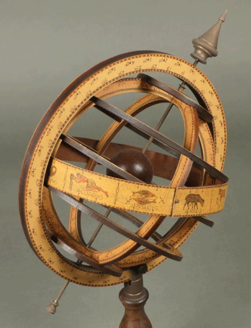 ★ 【渾天儀 (天球儀)】 アーミラリースフィア 驚異の部屋 澁澤龍彦