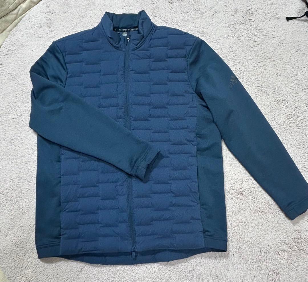 adidas ネイビー ゴルフ用ジャケット