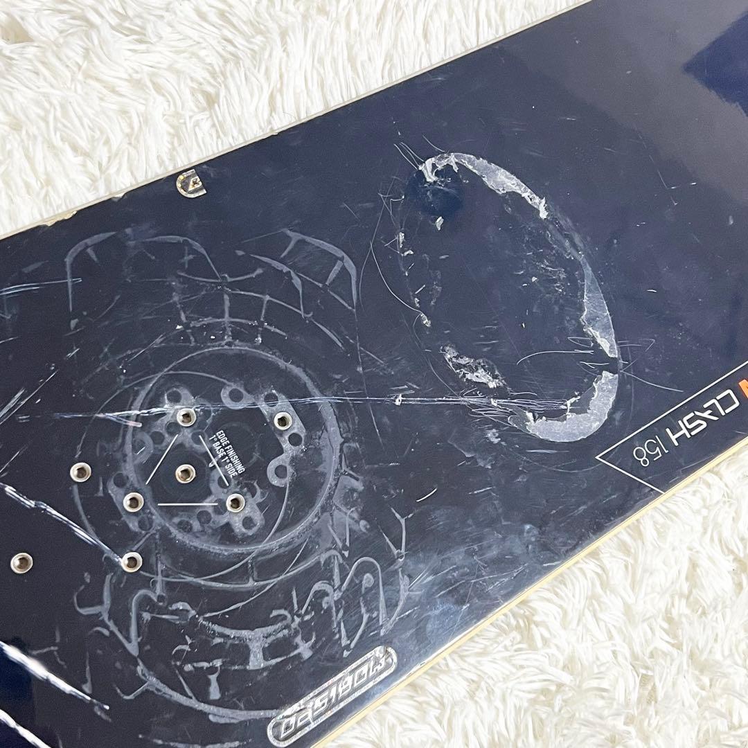 【名機】 CLASH クラッシュ158 スノーボード BURTON バートン