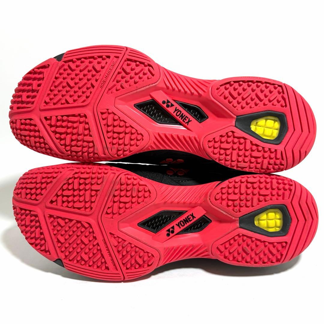 極美品☆YONEX フュージョンレブ3 テニスシューズ ブラック 27cm