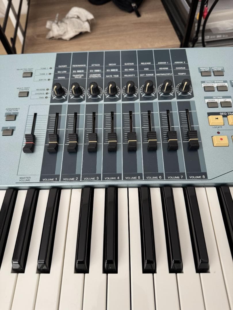 動作確認済 YAMAHA MOTIF XS7 76鍵 純正ケース・ペダル・取説付