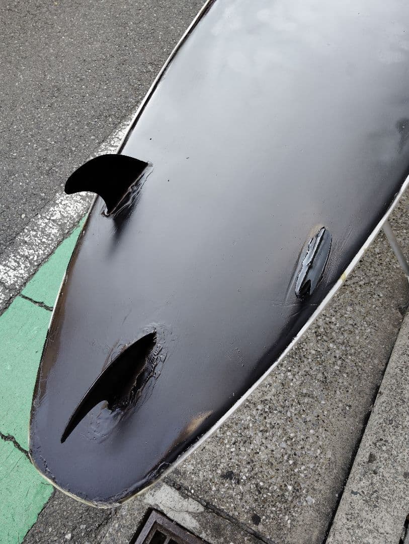 ファンボードソフトボードロングボード8.0クロコダイルスキン 横浜市南区引き取り