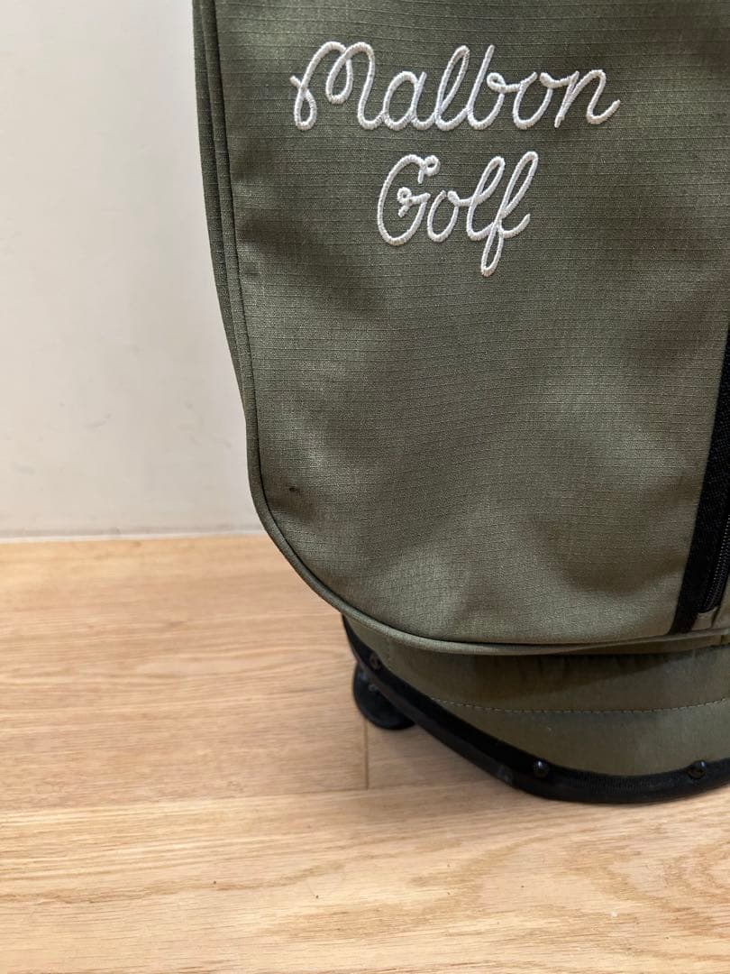 Malbon Golf キャディバッグ オリーブグリーン