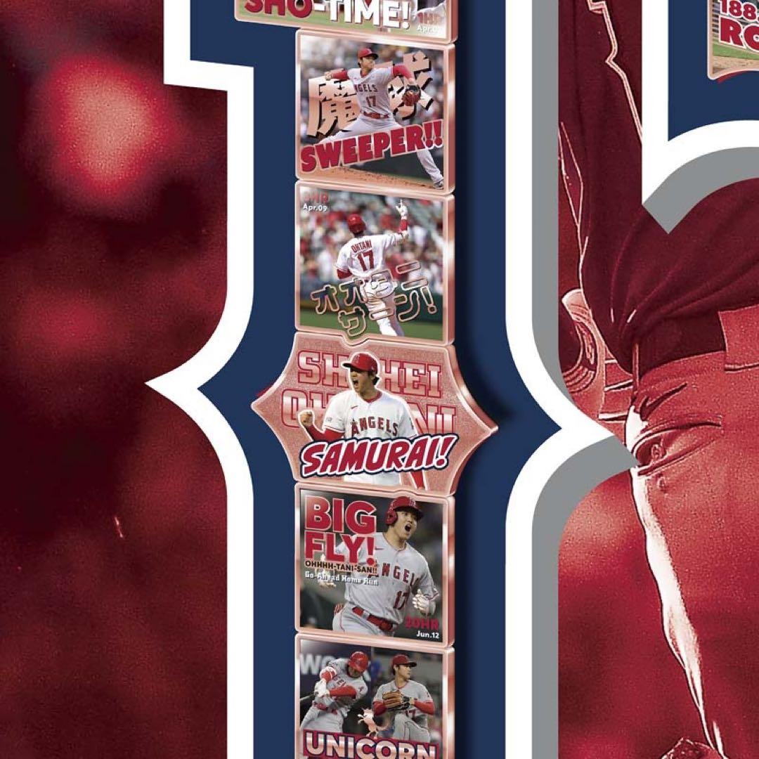 大谷翔平記念品　大谷翔平2023 AL ホームラン王&MVP獲得額装ピンズセット