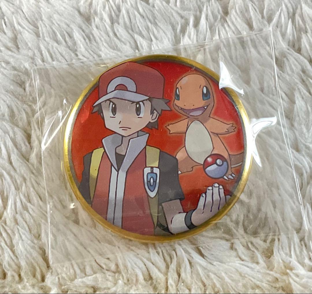主人公(男の子)＆ヒトカゲ ポケットモンスター 缶バッジコレクション