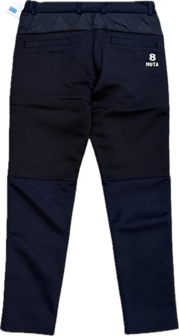 【新品】ムータマリン　ゴルフ　メンズ　暖パン　ネイビー　Lサイズ