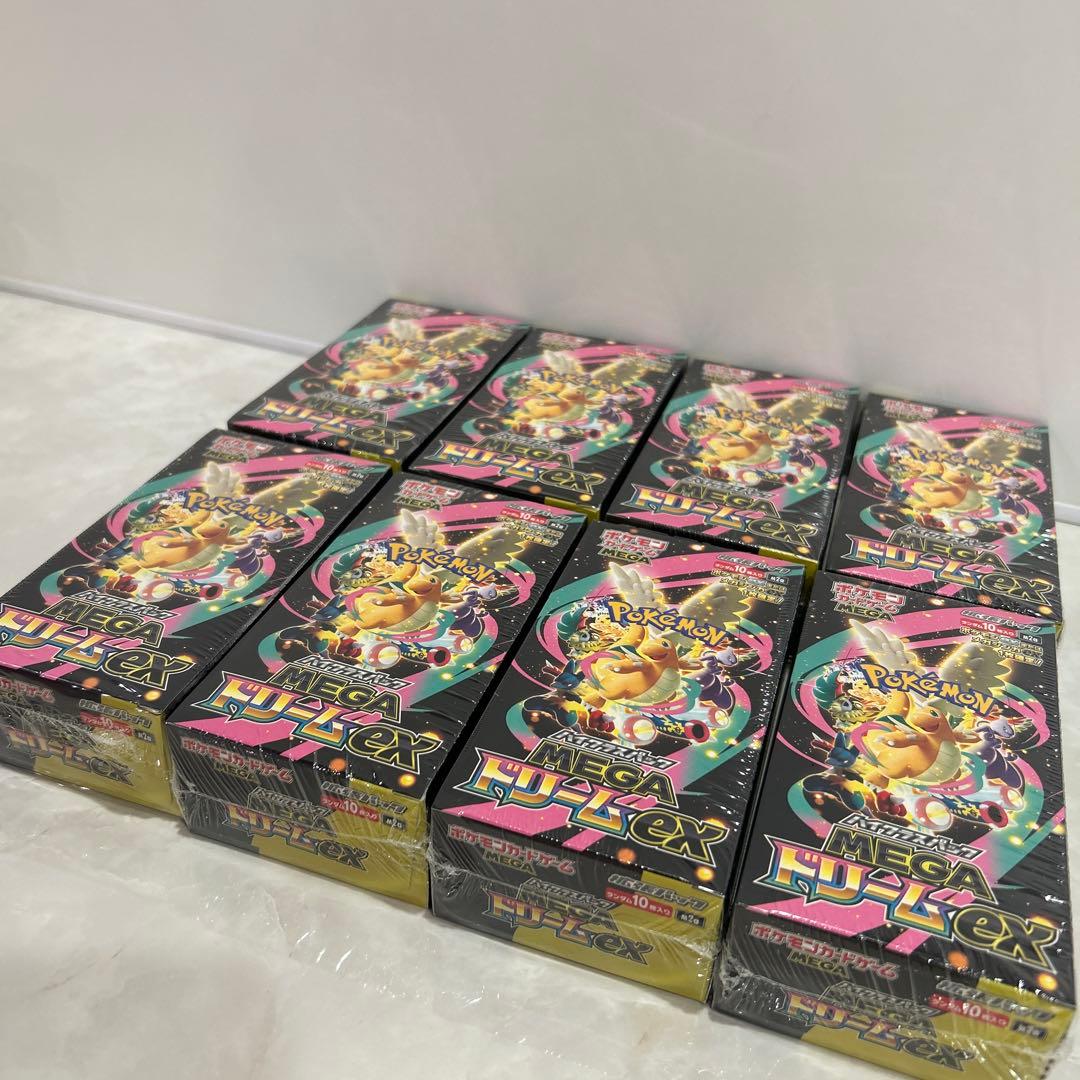 ポケモンカード メガドリームex 8box シュリンク付