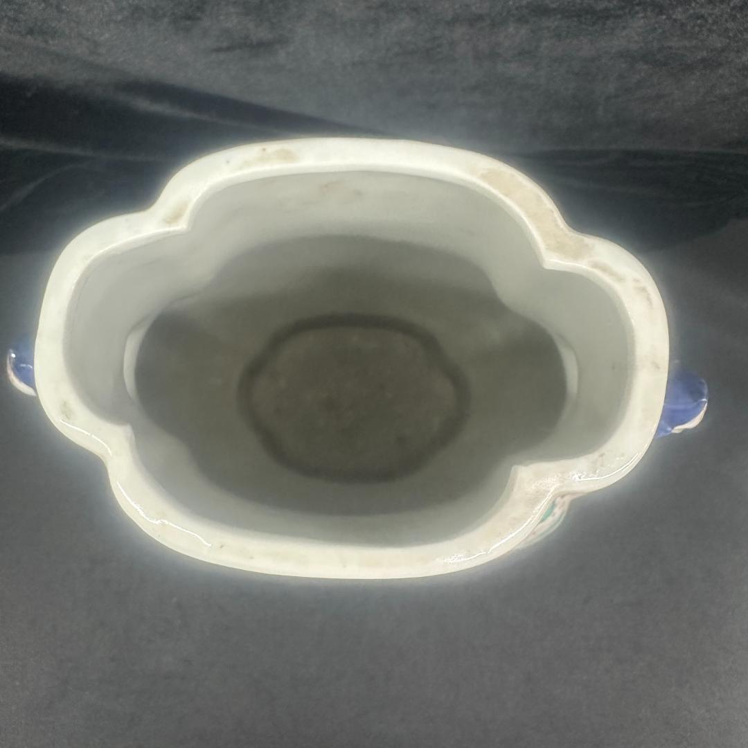 萬暦赤絵龍の図双耳瓶 明時代 花瓶