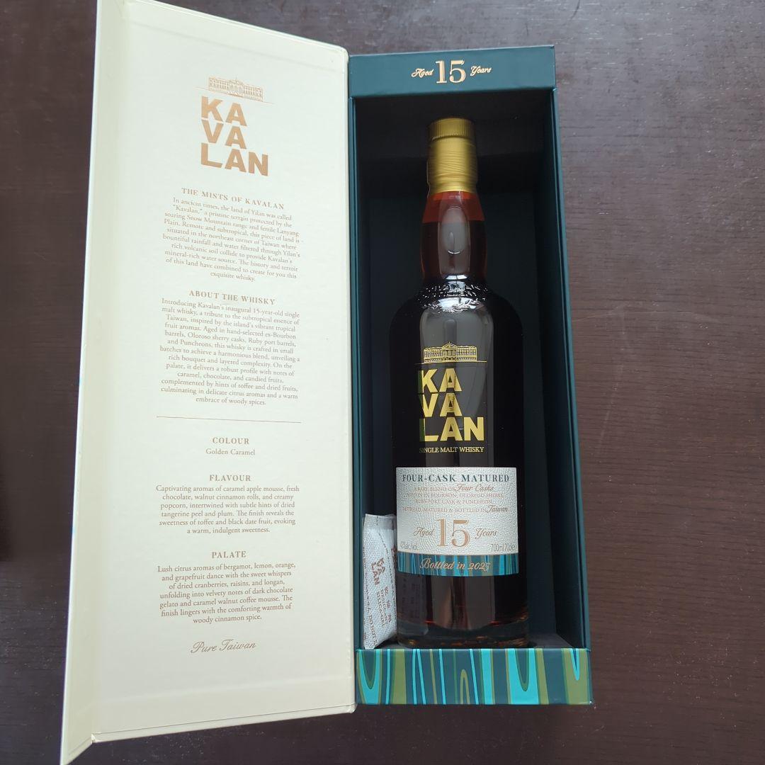 KAVALAN FOUR CASK MATURED 15年 700ml