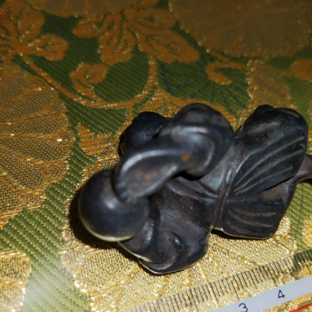 【最終価格】骨董　書道　古銅製　唐子鎮紙