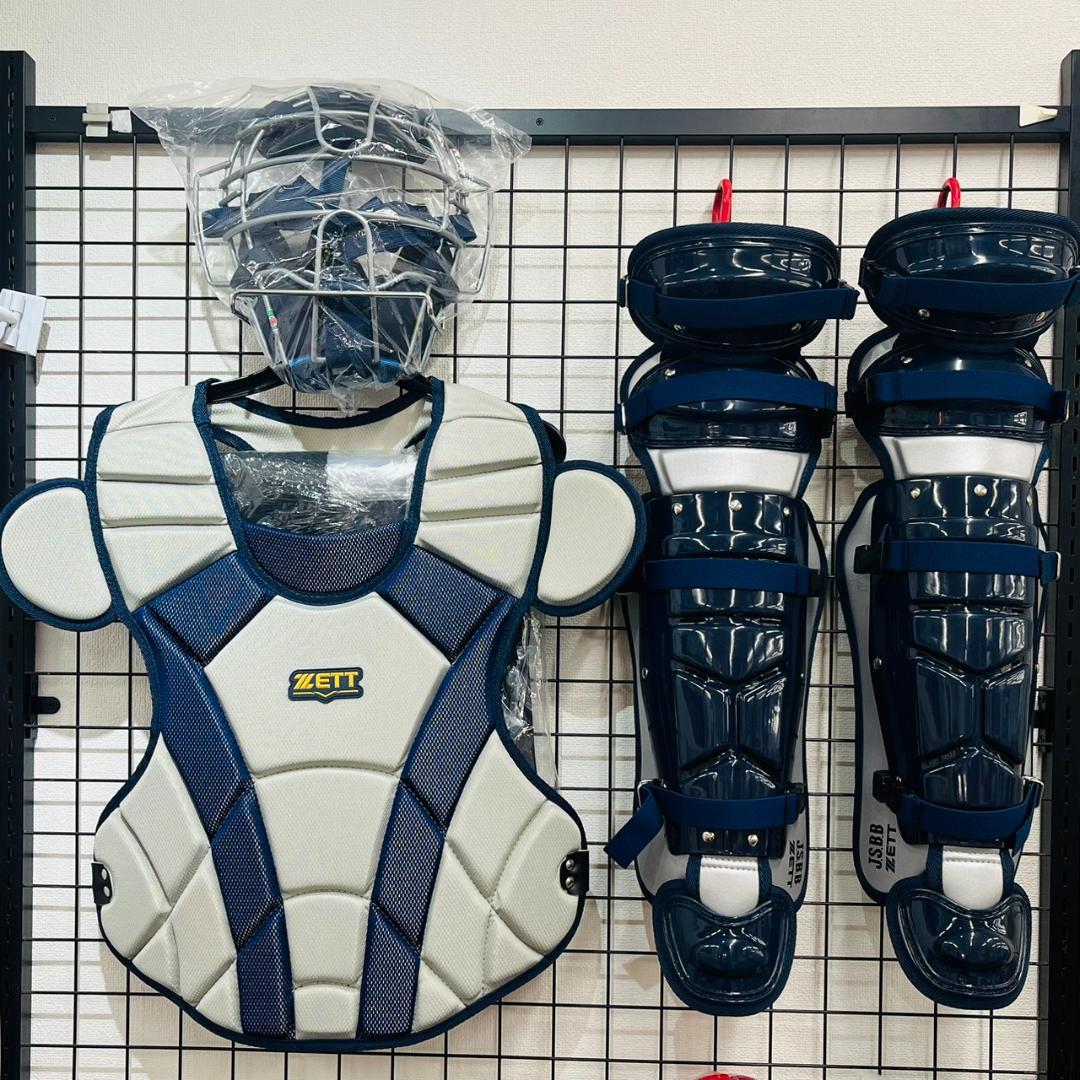 限定　ゼット　BL3350　軟式用　一般用　キャッチャー防具 4点セット　捕手用