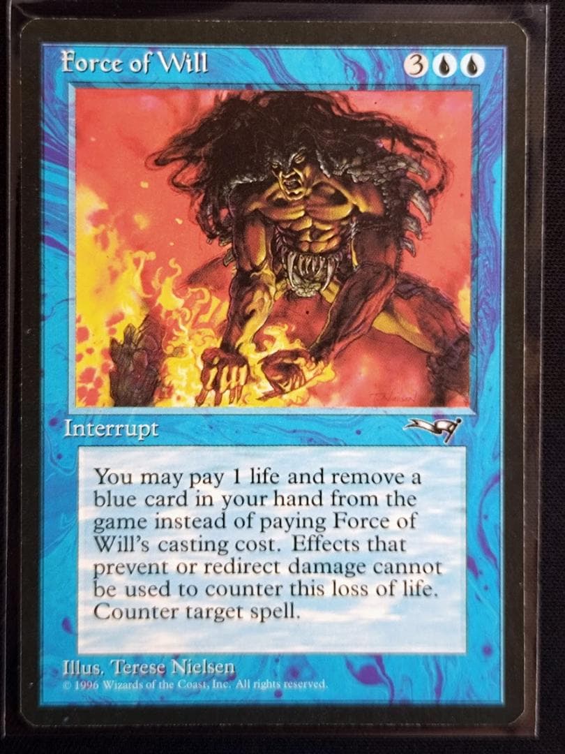 MTG Force of Will/意志の力 英語 4枚セット アライアンス