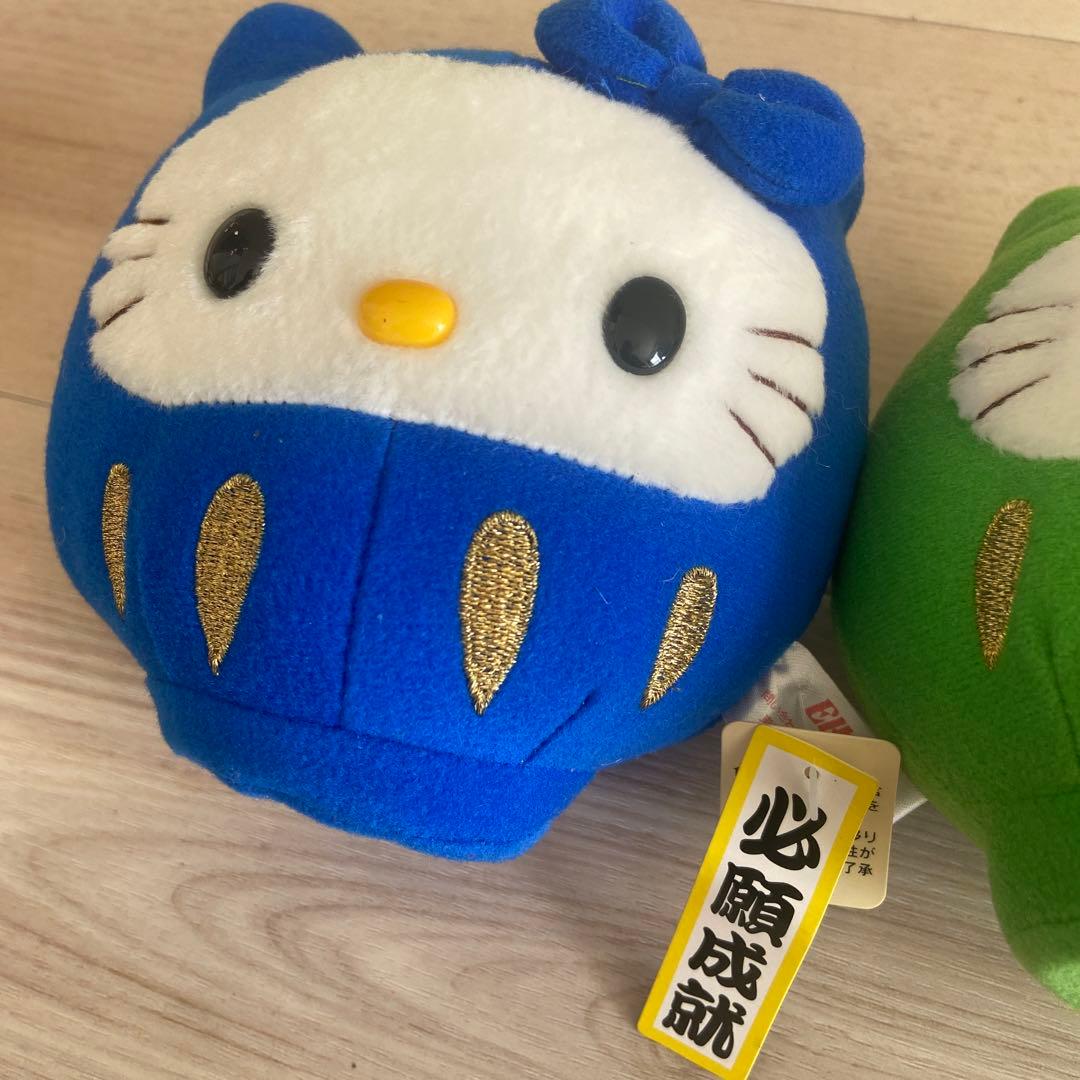 サンリオ　だるまキティ エイコー非売品平成レトロ 正月縁起物レア飾りお守り