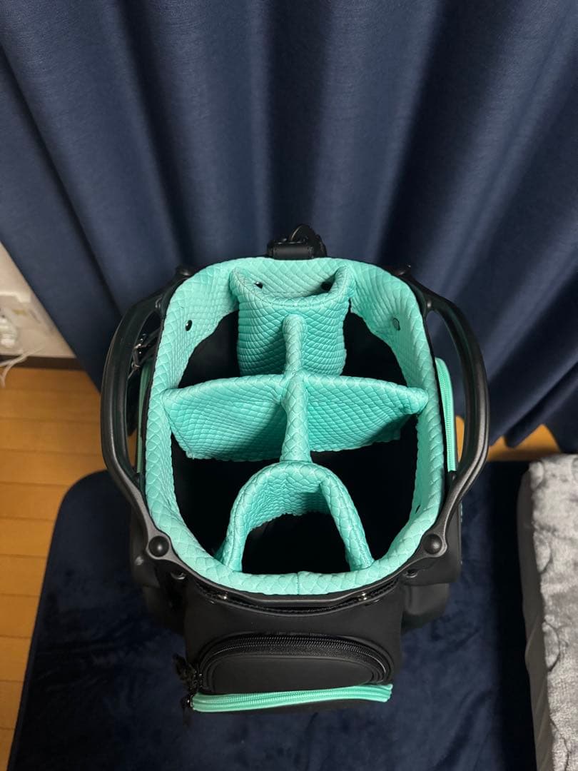 まさAdmiral ゴルフ キャディバッグ ブラック・ミント