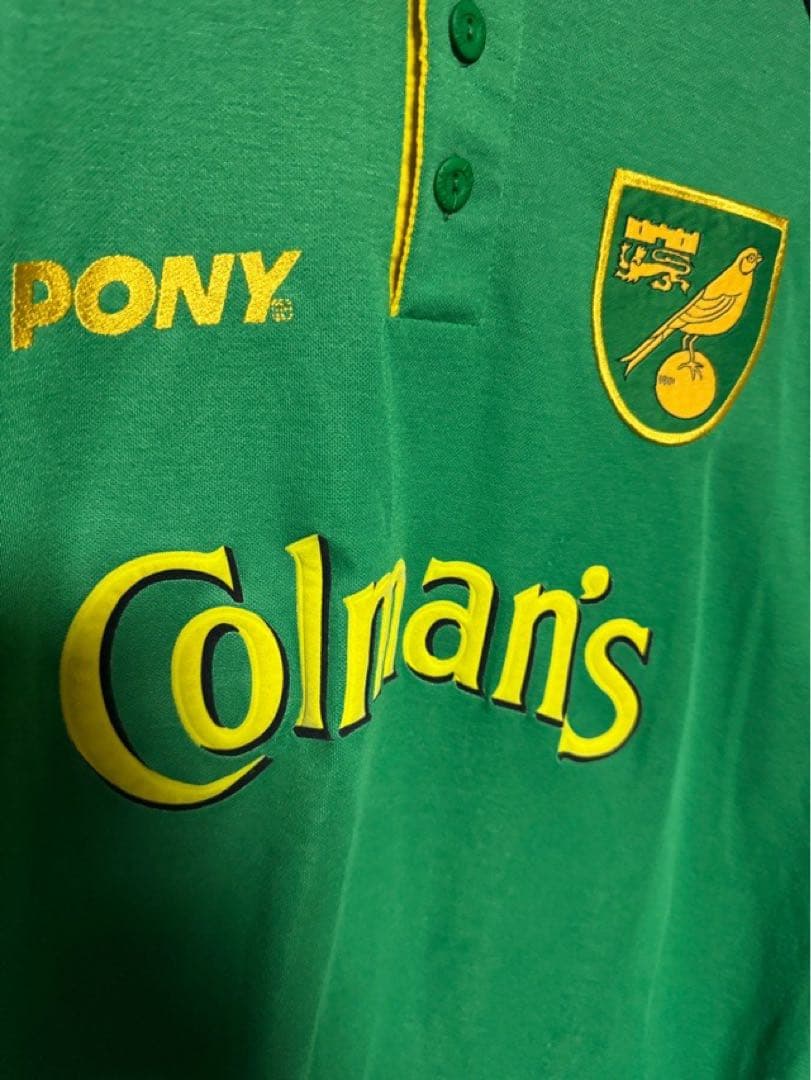 ノリッチ ノリッジ ユニフォーム 97-99 アウェイ PONY Lサイズ