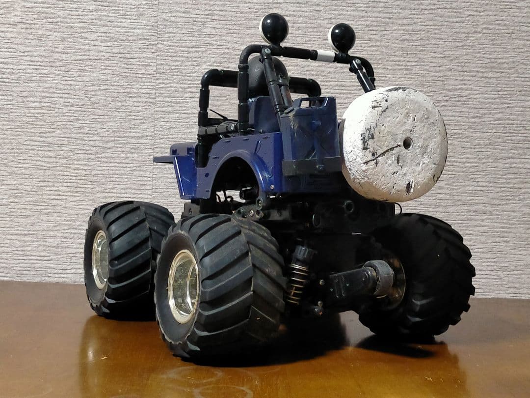 送料込中古タミヤ　ワイルドウイリー2　電動RCラジコン　WR-02　ビッグタイヤ