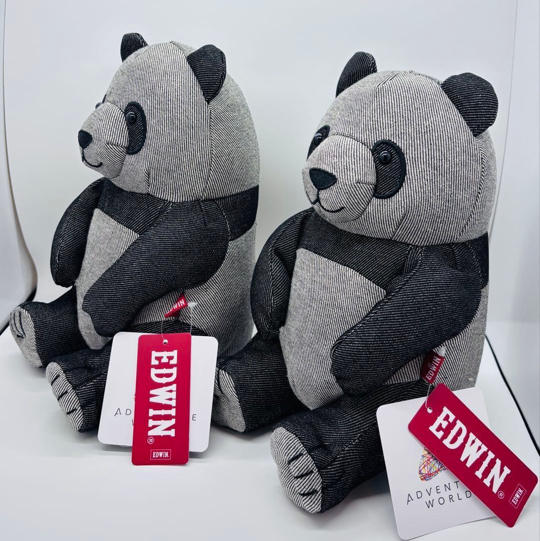 パンダ EDWIN アドベンチャーワールド 2体セット ぬいぐるみ 南紀白浜②