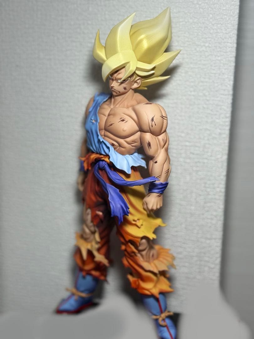 スーパーサイヤ人孫悟空　1\6スケールフィギュア　扉絵　カスタム品　リペイント