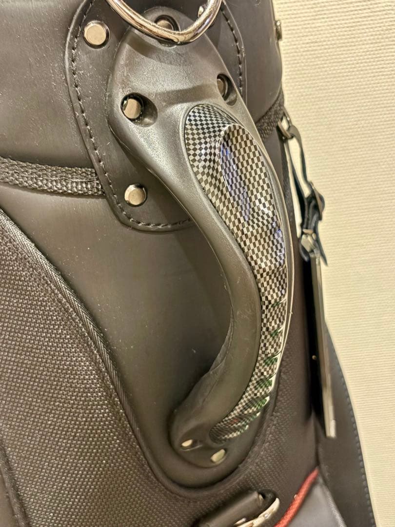 【希少】ナイキ ゴルフ キャディバッグ カート型 ブラック シルバー