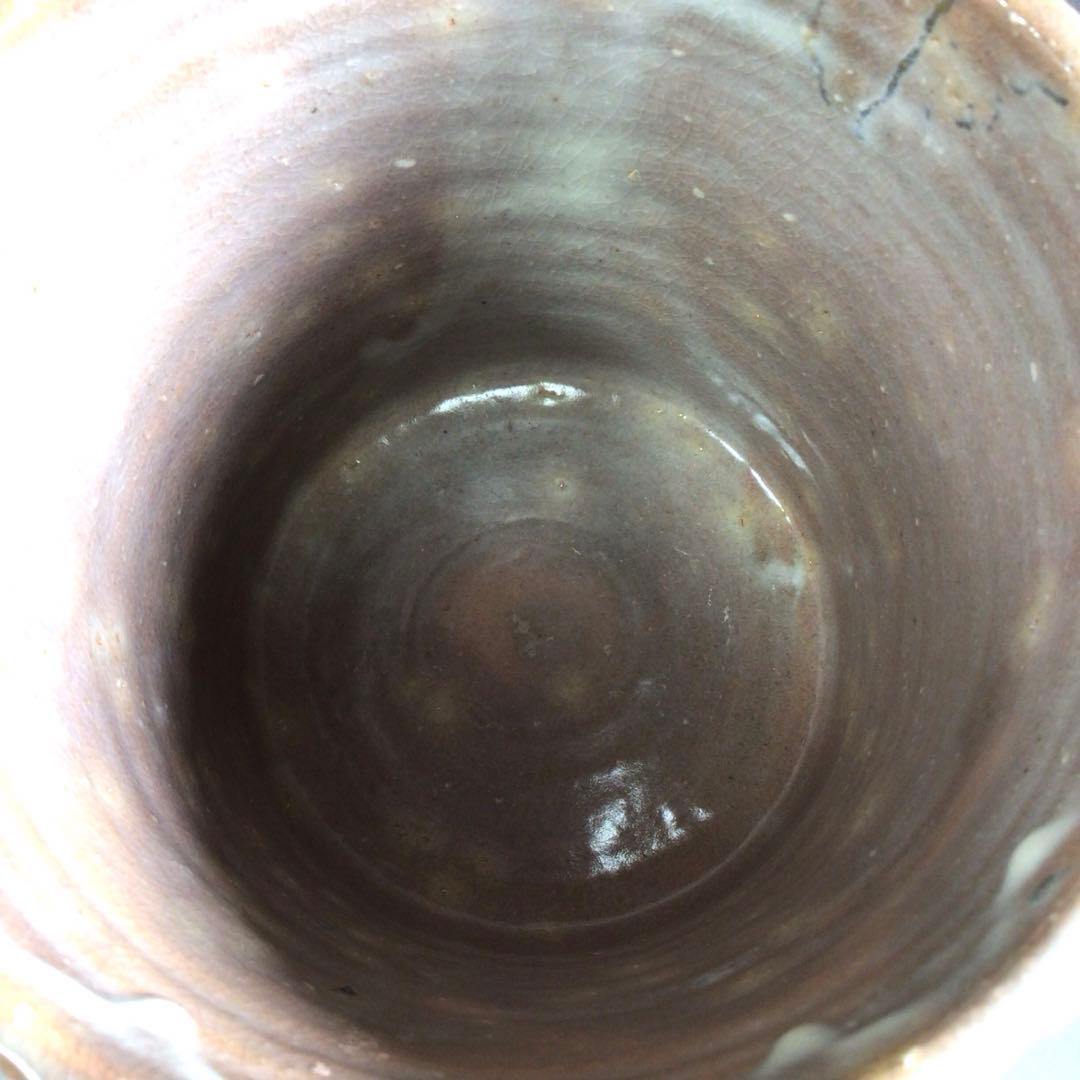 Ｒ６６　水指　『萩焼』『蓮光山　守繁栄徹造』『樽形水指』　共箱　茶道具