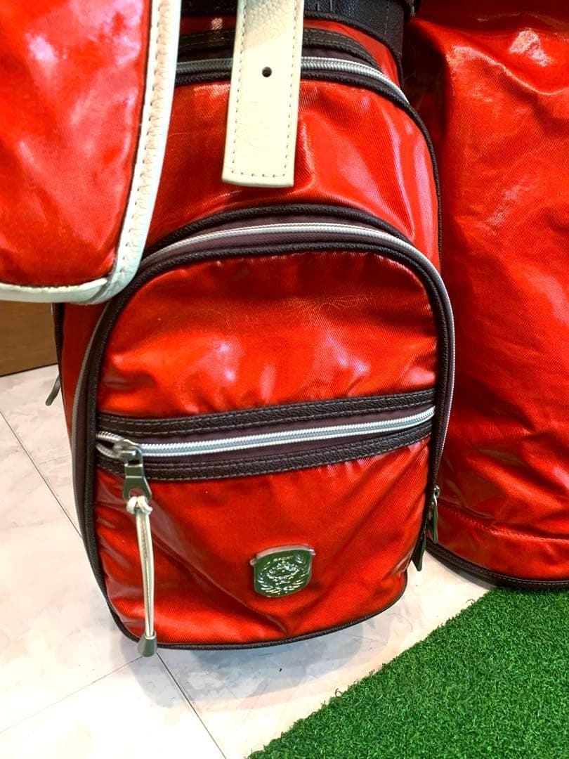 希少/完売/美品　Orobianco 本革 レザー使用　高級　キャディバッグ