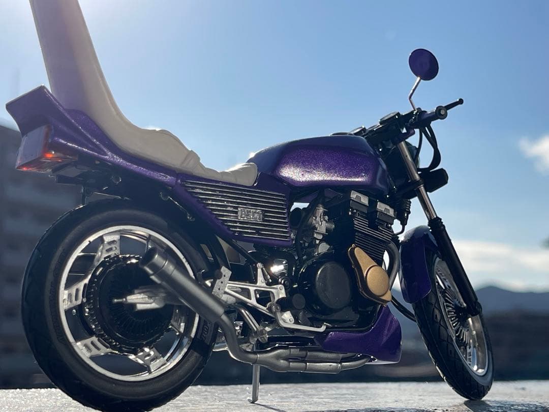 1/12 アオシマ製・CBX400F★完成ジャンク品★