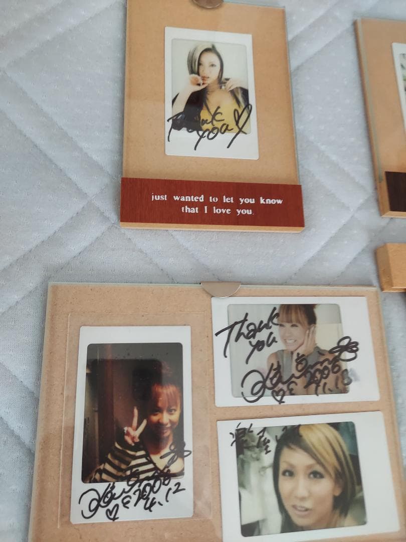 激レア　倖田來未　直筆サイン入りチェキ　８枚セット