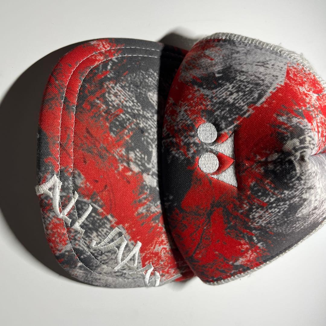 迷彩デザイン サイン入りキャップ