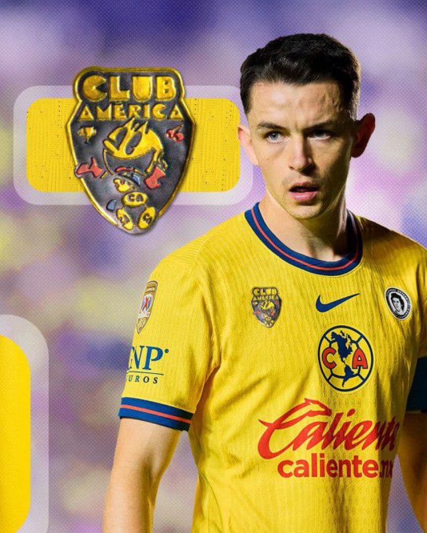 限定パックマンコラボ24-25クラブアメリカフィダルゴ背番号8 正規品