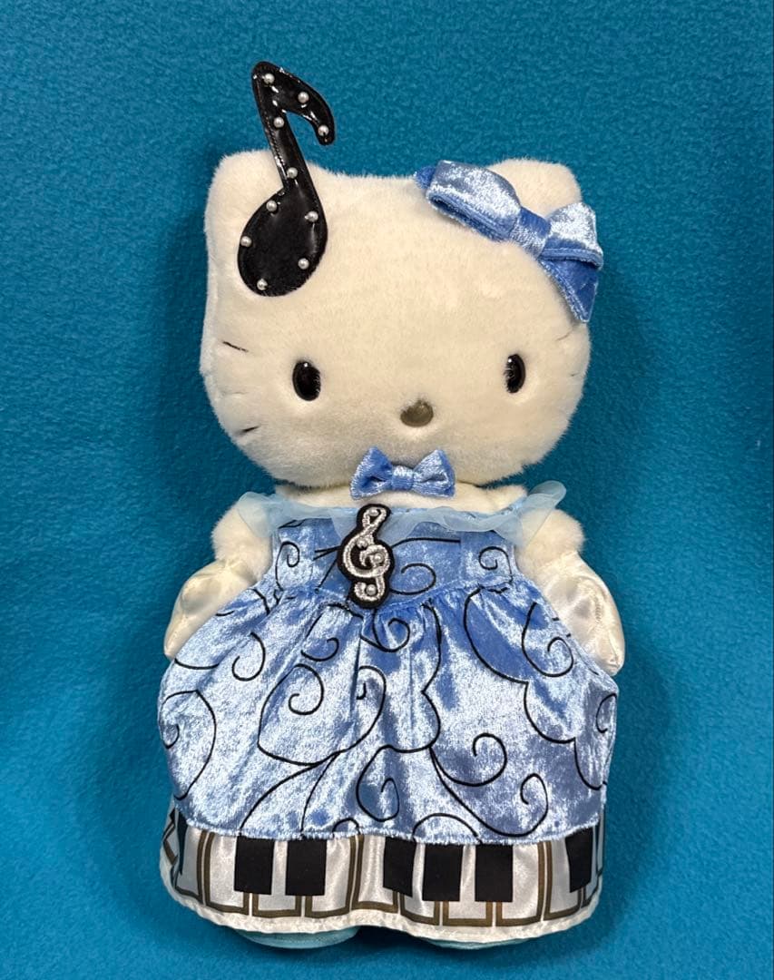 超激レア☆ハローキティ☆ピアノ鍵盤柄ドレス☆ピューロランド・メルヘンシアター☆
