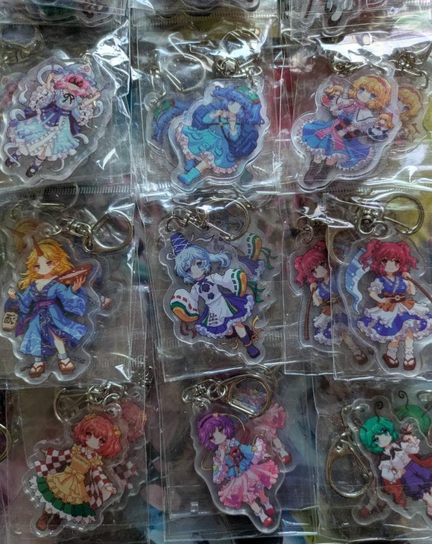 東方プロジェクト アクリルキーホルダー 43個 小傘 一輪 魂魄妖夢 幽々子