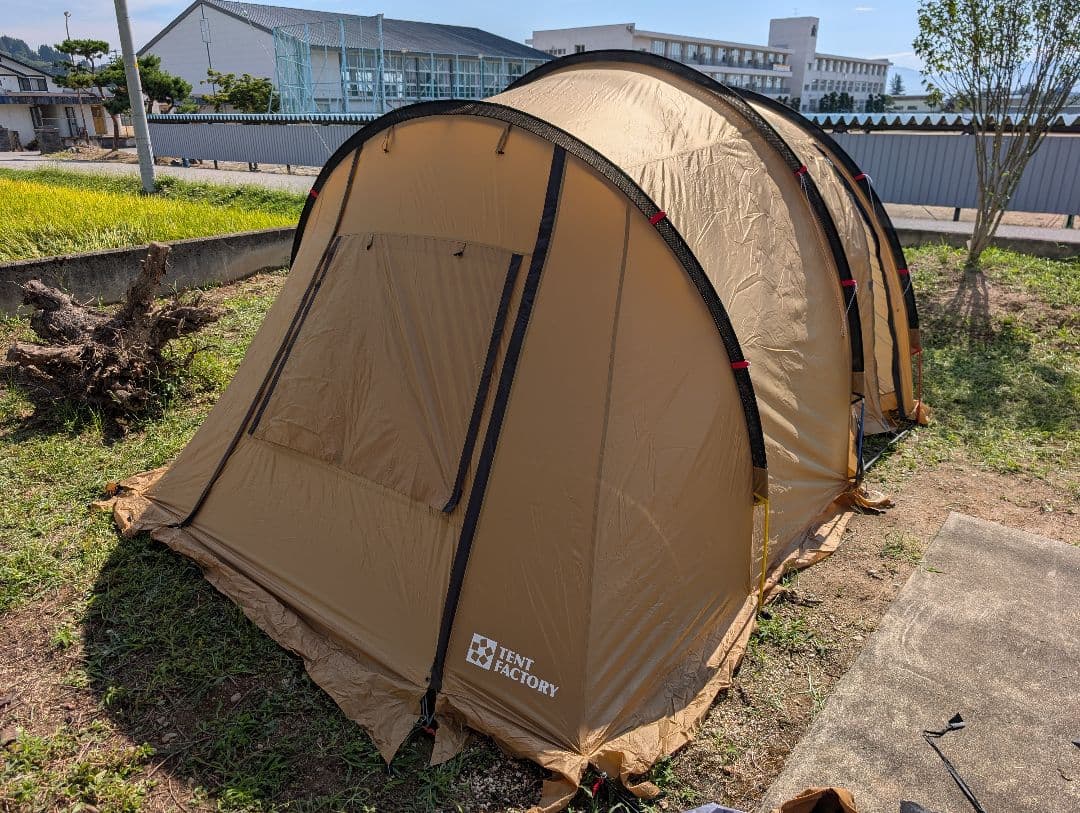 TENT FACTORY トンネル2ルームテント