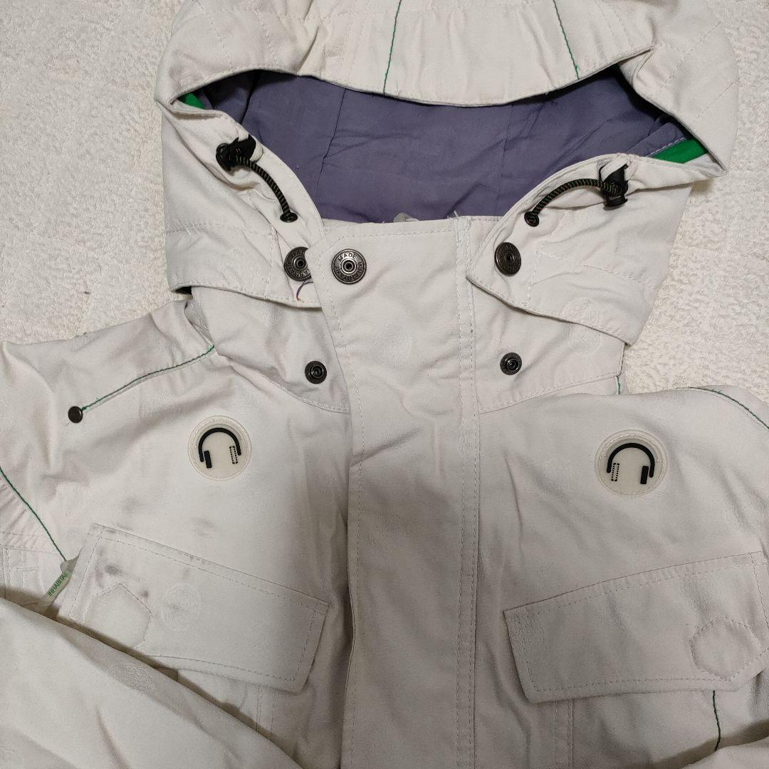 【レア】inhabitant 弁慶 ホワイトスノーボードウェア